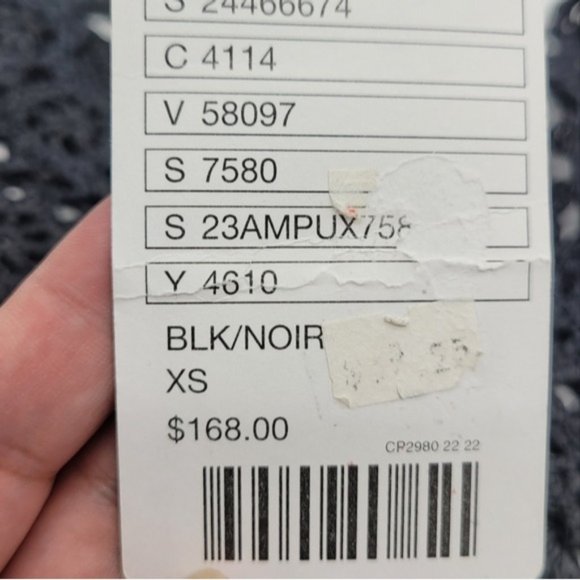 MONOGRAM Anthropologie Ramie Black Lace sleeveless top Size XS NWT - Picture 8 of 8